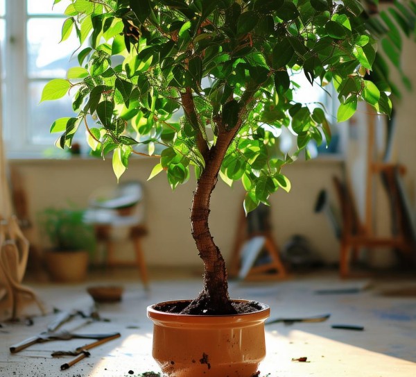 花盆中的树棕，养花好帮手？,花盆中的树棕，养花好帮手？,修剪,养花,第1张